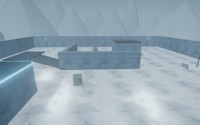 FROSTBYTE DEPOT map in ZeroFront